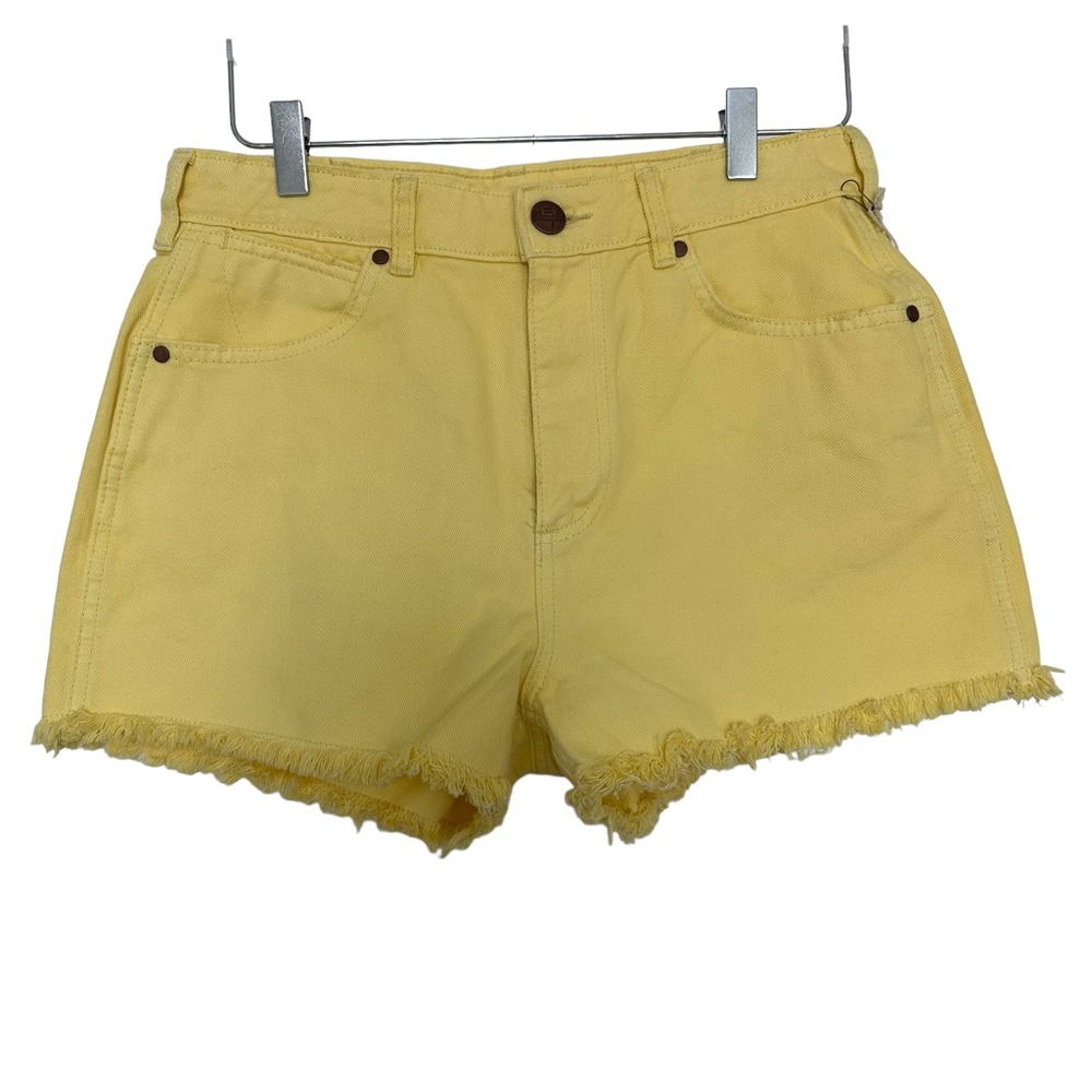Billabong X Wrangler High Waisted Denim Shorts Cut-off